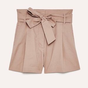 Aritzia Wilfred Marne Paperbag Linen Shorts